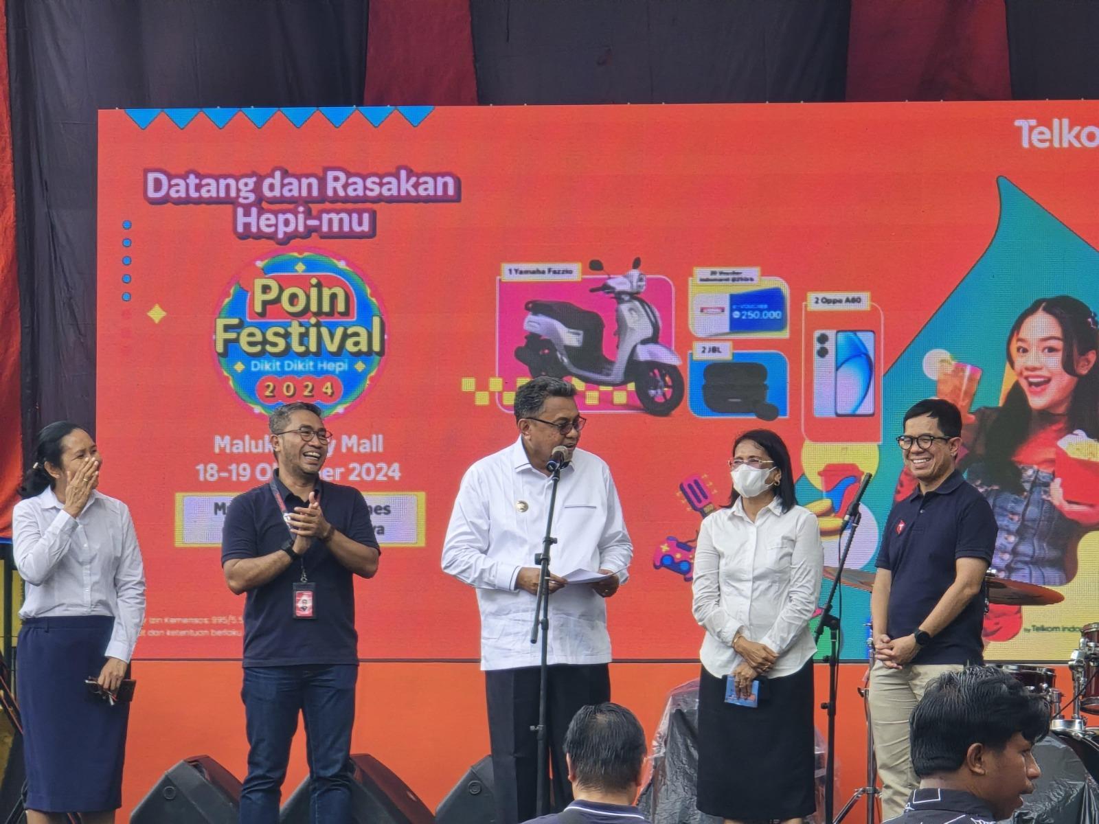 Telkomsel Gelar POIN Festival di Ambon, Ragam Keseruan dan Program Loyalitas tuk Pelanggan Setia