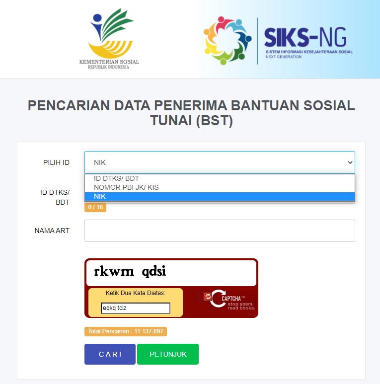 Cek Kepesertaan Penerima BST Rp500 Ribu 
