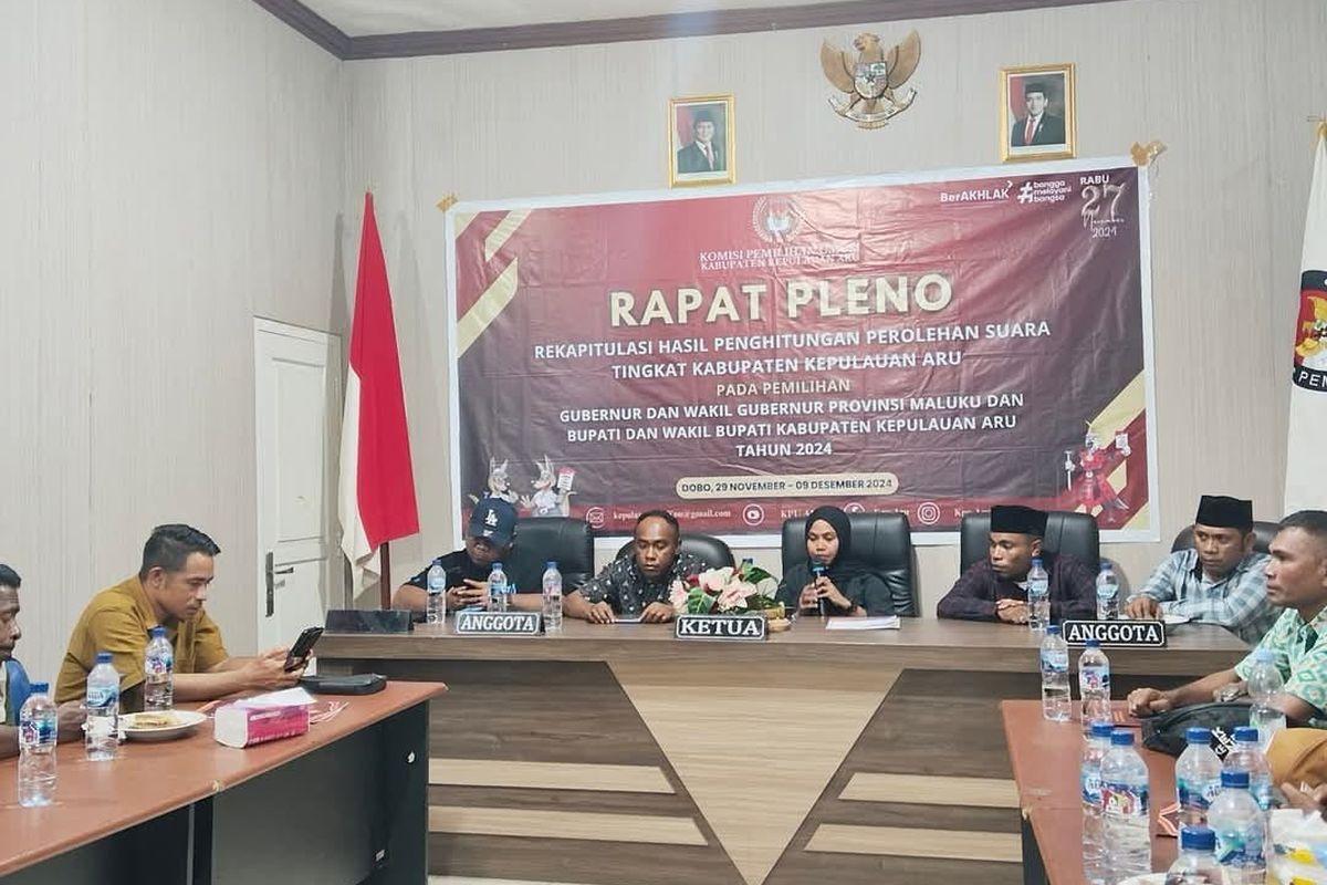 Hasil Rekapitulasi KPU: Pasangan Timotius-Djumpa Menang di Pilkada Kepulauan Aru