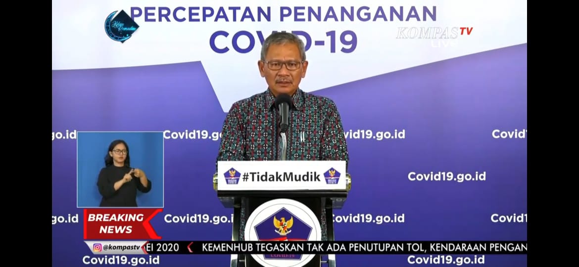 BREAKING NEWS: Jumlah Pasien Positif Corona 7.418 Orang Per 22 April 2020, 635 Meninggal, 913 Sembuh