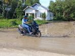 Jalan Utama Banggoi - Bula Licin, Pengendara Ektra Hati-Hati