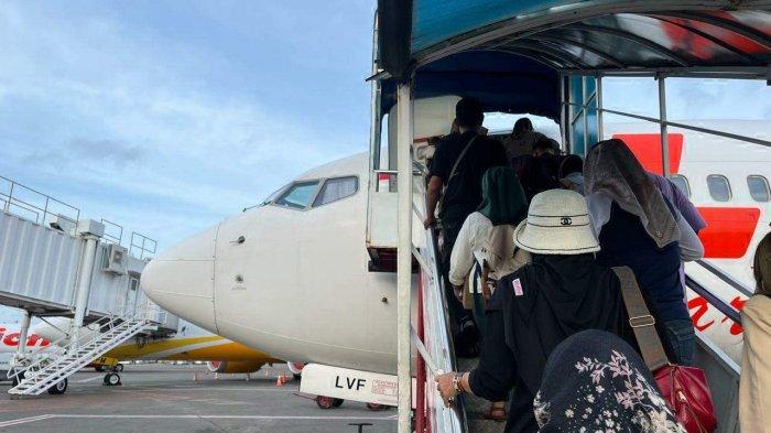 Bandara Depati Amir Pangkalpinang Sudah Terima Extra Flight  Angkutan Lebaran 2025