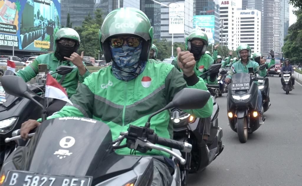 Grab Alokasikan Rp100 M-Rp110 M untuk BHR 400.000 Mitra Pengemudi