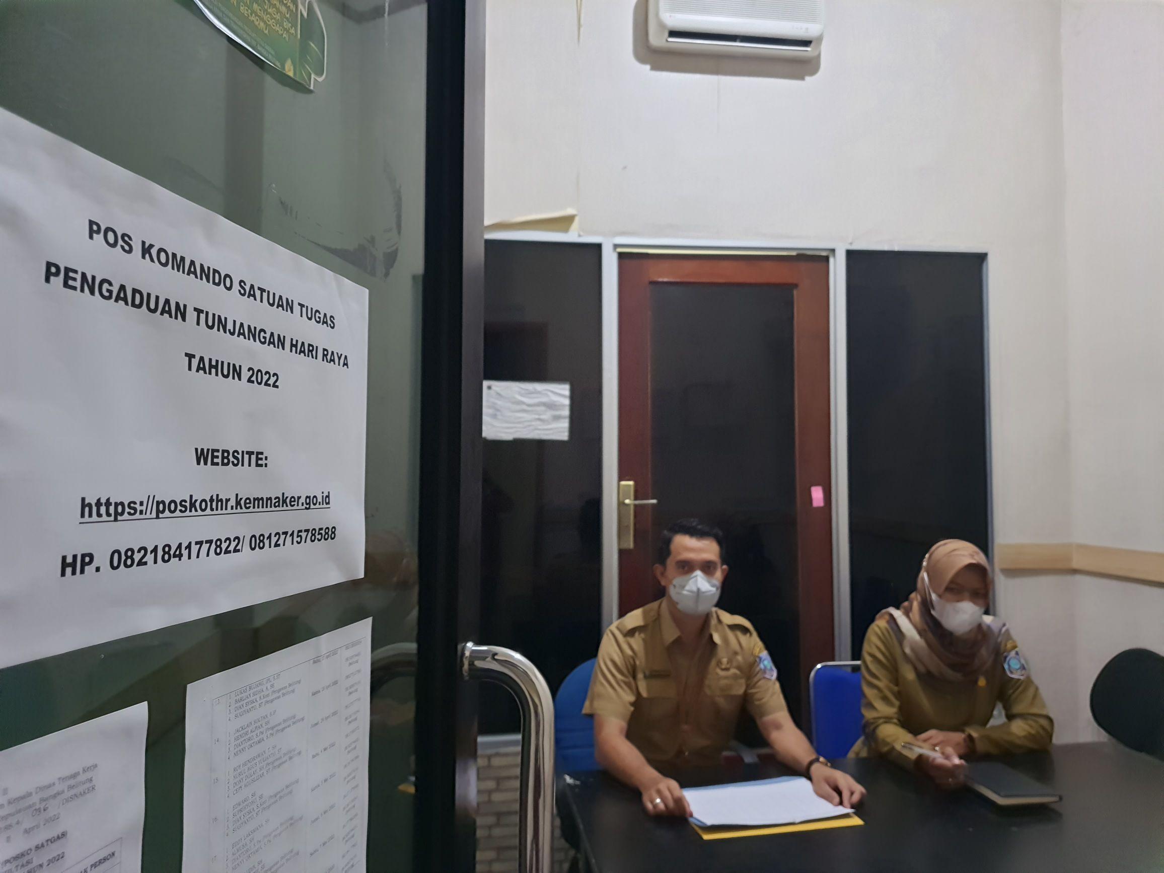 Permasalahan Pembayaran THR Tahun 2022 di Babel, Disnaker Sudah Terima 8 Aduan