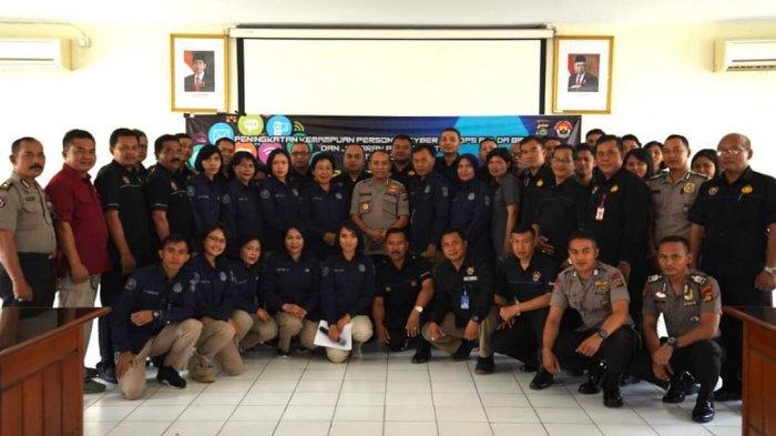 75 Personel Polda Bali & Polresta Denpasar Ikuti Latihan Penyegaran Kemampuan Personel Cyber Troops