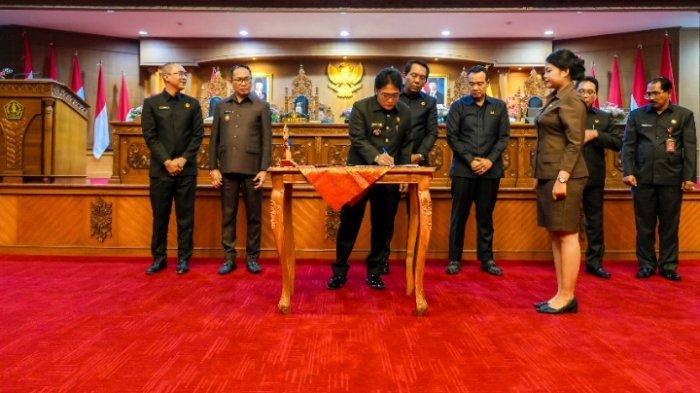 Rapat Paripurna Pengambilan Keputusan Terhadap Raperda RTRW Badung 2025-2045