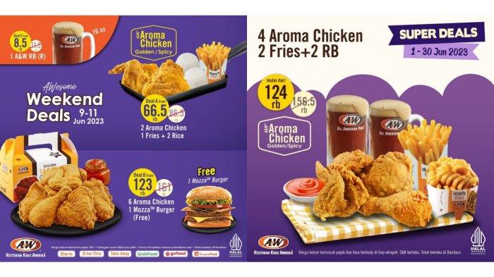 BANJIR DISKON! Promo AW Restoran Juni 2023, Nikmati Paket Super Deals dengan Harga Spesial