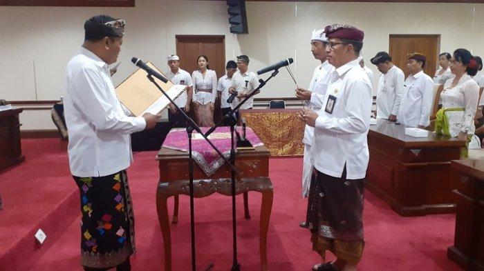 Mahayastra Tunjuk Mudiarta Jadi Pj Sekda Gianyar