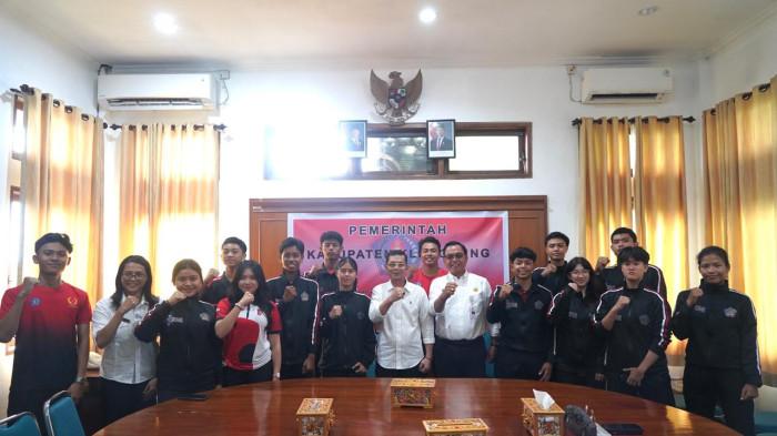 Bupati Satria Lepas Atlet Klungkung Menuju Popnas XVII di Jakarta