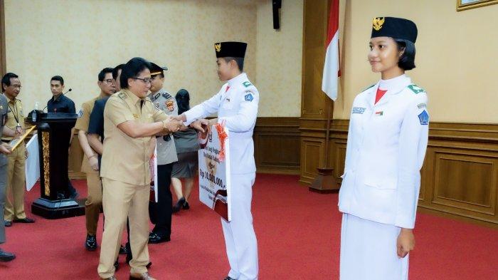 Paskibra di Badung Tahun 2023 Diberikan Penghargaan Berupa Uang Rp 10 Juta Per Orang