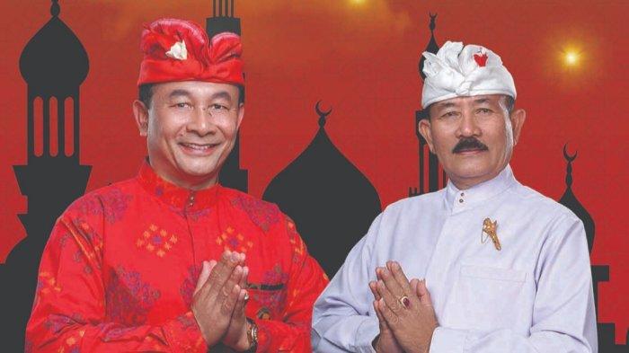 Bupati dan Wakil Bupati Karangasem, Ucapkan Selamat Hari Raya Idul Fitri 1444 Hijriah