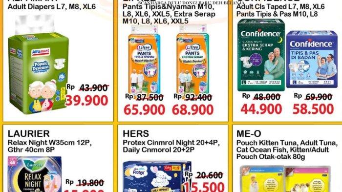 CEK Promo JSM Alfamart Besok 3 Maret 2024: Dapatkan Popok Dewasa Rp39.900, Catfood Rp9.500 Dapat 2