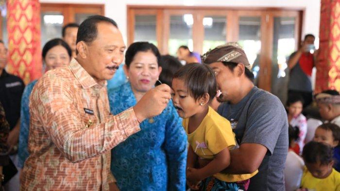 Cegah Stunting, Pj Ketua TP PKK Provinsi Bali Berkunjung dan Berbagi di Klungkung