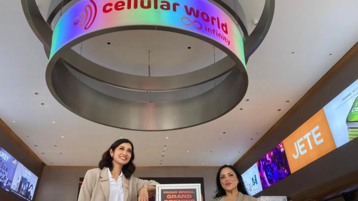 Cellular World resmi membuka toko terbarunya, Cellular World Infinity, yang hadir sebagai simbol transformasi dan inovasi di industri retail teknologi.