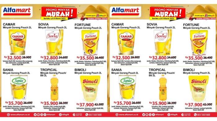 DISKON BESAR! Promo Alfamart Hari Ini 8 Maret 2023, Minyak Goreng Camar Rp 32.500, Fortune Rp 35.500