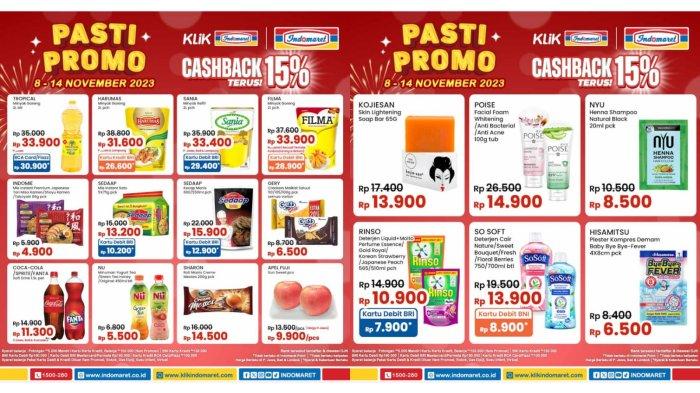 DISKON! Promo Indomaret Hari Ini 9 November 2023, Minyak Goreng Filma Rp 33.900, Sania Rp 33.400