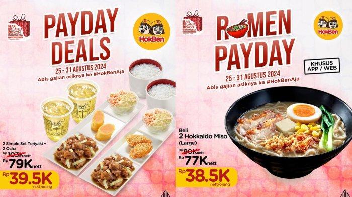 Diskon Besar HokBen 25-31 Agustus 2024, Dapatkan 2 Simple Set Teriyaki + 2 Cold Ocha Rp 79 Ribu