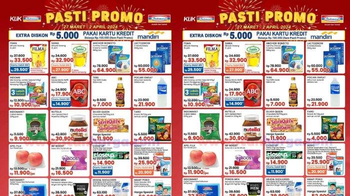 DISKON! Promo Indomaret Hari Ini 28 Maret 2024, Minyak Goreng Filma dan Tropical 2L Rp 33.500