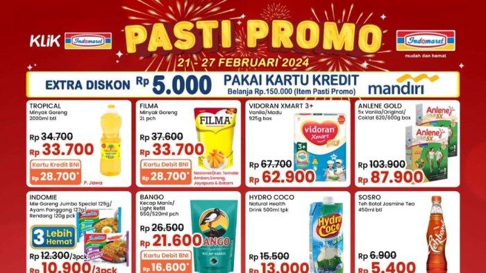 HARGA Bahan Dapur di Indomaret Alfamart Hypermart 22-25 Februari 2024: Minyak Kecap Extra Disc BNI