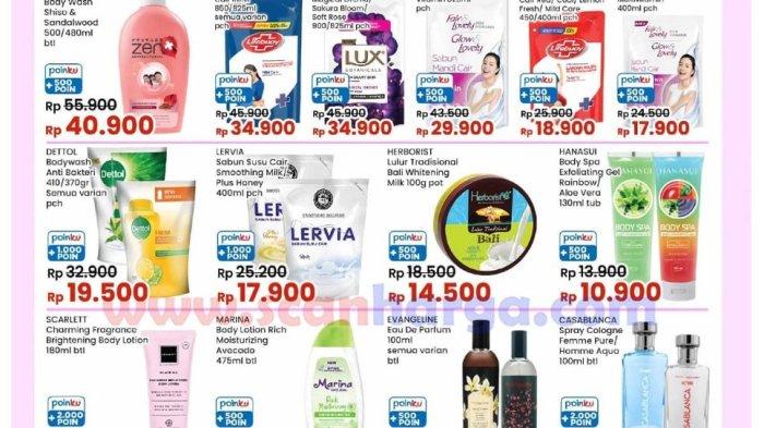 HARGA Sabun Sampo Skincare di Indomaret & Superindo 10-11 Januari 2024: Hanasui Bodyspa Rp10 Ribuan