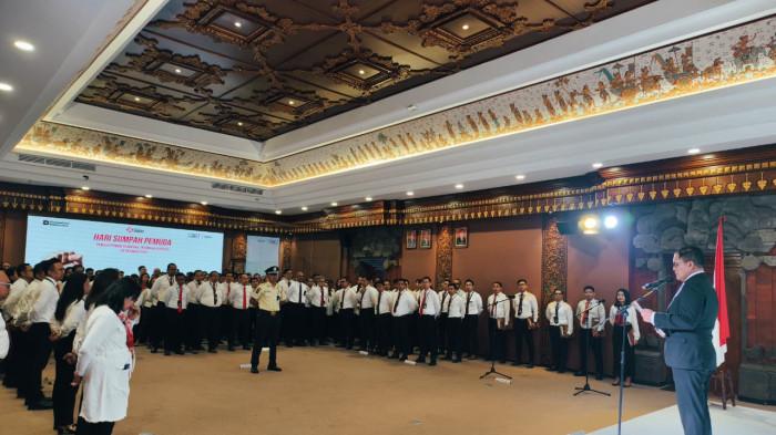 Semangat Pemuda Bergerak, Indonesia Bersatu: BRI Region 17 Denpasar Gelar Upacara Hari Sumpah Pemuda