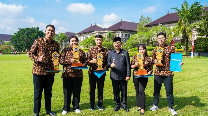 Peringatan Sumpah Pemuda Ke-97 di Badung "Pemuda Pemudi Bergerak, Indonesia Bersatu"