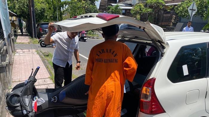 Maling Motor Lintas Kabupaten di Bali Ditangkap, Beraksi di 12 TKP, Modus Masukkan Motor ke Mobil