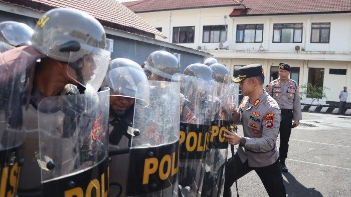 Jelang Hari Buruh, Polres Karangasem Bali Latihan Pengendalian Massa, Joseph: Komunikasi Harus Jelas