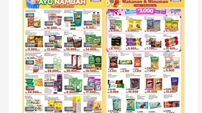 KATALOG Promo Indomaret Hari Ini 8 November 2023 CASHBACK Makin Hemat, Minyak 2L Rp30 Ribuan