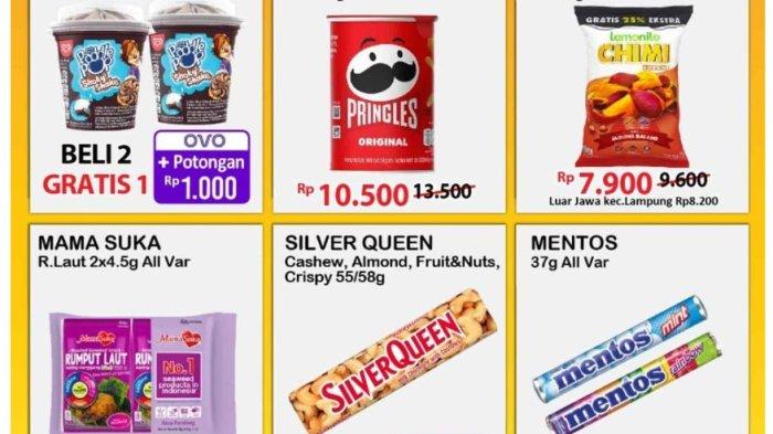 KATALOG Promo JSM Alfamart 27 Mei 2023 Camilan Pasti IRIT, Pringles Rp10.500 Silverqueen Rp13.500