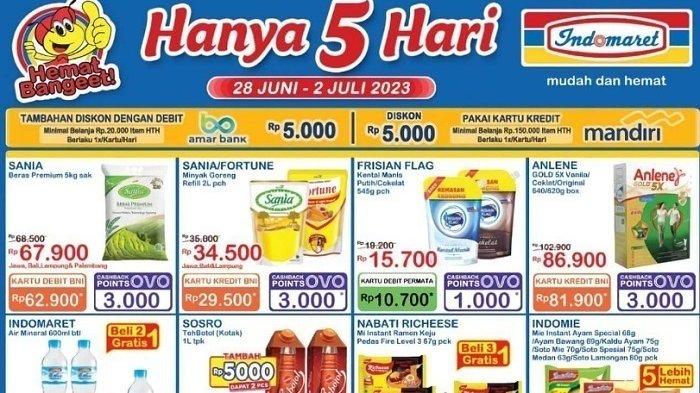 KATALOG Promo JSM Indomaret 1-2 Juli 2023 Minyak Susu Camilan Sampo Irit, Diskon Pakai OVO Gopay