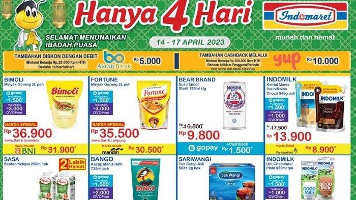 KATALOG Promo JSM Indomaret 14-17 April 2023 Sirop Biskuit Lebaran Banting Harga, Banyak Gratisan