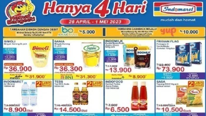 KATALOG Promo JSM Indomaret Hari Ini 30 April 2023 Belanja Hemat Akhir Pekan, Ada Cashback