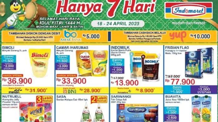 KATALOG Promo JSM Indomaret Terbaru 21-24 April 2023 Minyak Telur Biskuit Lebaran Irit, Ada Cashback