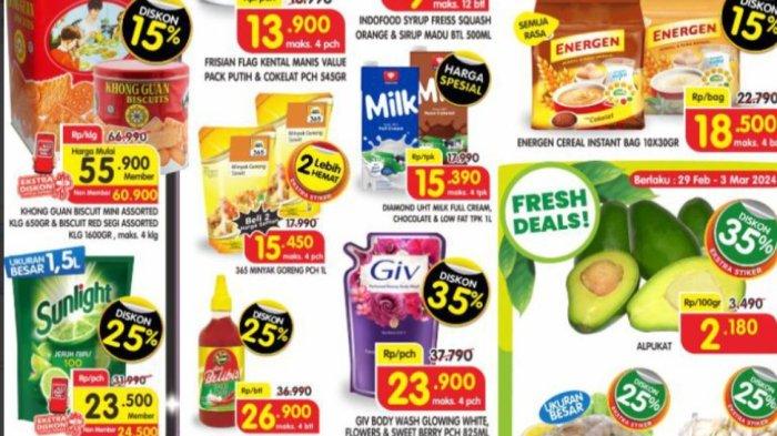 KATALOG Promo JSM Superindo Hypermart Indomaret 2-4 Maret 2024: Sunlight Jumbo 1,5L Disc 25 Persen