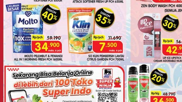KATALOG Promo Superindo Hari Ini 3 Agustus 2023: Harga Spesial Baygon Rp36.500 Molto Disc 40 Persen