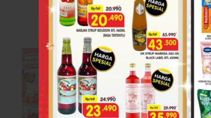 Promo JSM Superindo 15-19 April 2023, Aneka Sirop Banyak DISKON, Marjan Rp10.200 Tjampolay Rp35.990