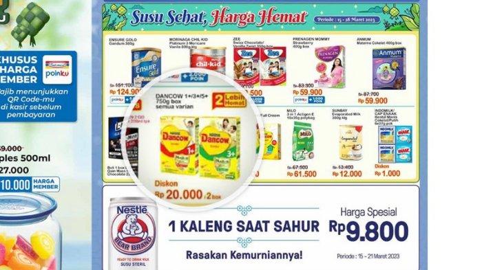 HEMAT! Promo Indomaret 16-21 Maret 2023, Dancow Beli 2 Lebih Irit, Prenagen Anmun Rp50 Ribuan Aja
