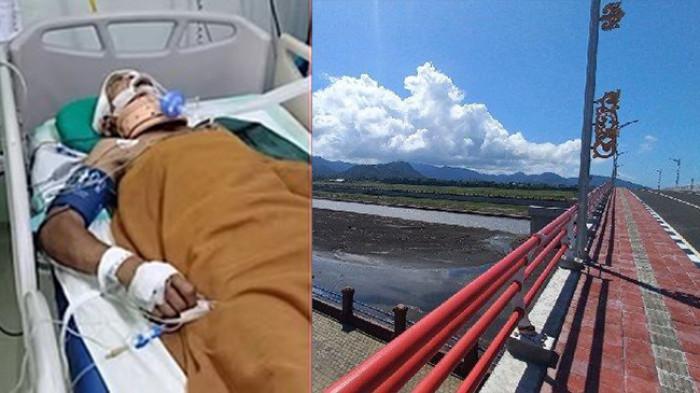 Hendak Buang Air Kecil, Pedagang Ditabrak Pemotor di PKB, Pak Kicen Harus Jalani Dua Kali Operasi