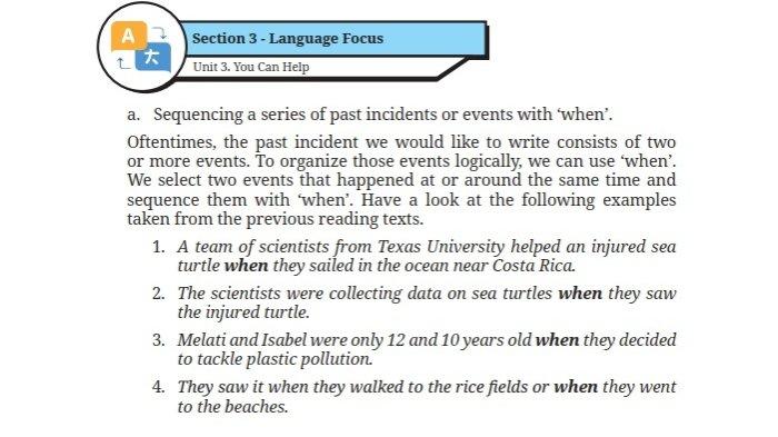 Jawaban Soal Bahasa Inggris Kelas 8 Semester 2 Halaman 224 225 Kurikulum Merdeka, Section 3