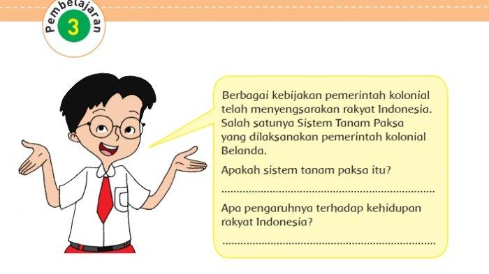 Kunci Jawaban Tema 7 Kelas 5 Halaman 30 31 32 33 34 35, Subtema 1 Pembelajaran 3: Tanam Paksa