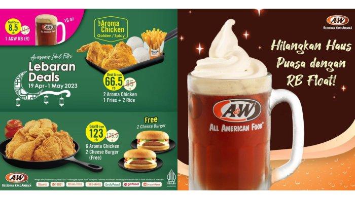 Promo AW Restoran 30 April-1 Mei 2023, Nikmati 2 Aroma Chicken + 2 Nasi + 1 Fries Rp 66.500