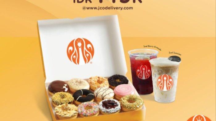 NEW! Promo J.CO Hari Ini 18-22 Oktober 2023 1 Lusin Donat + 2 Iced Rp145 Ribu Aja