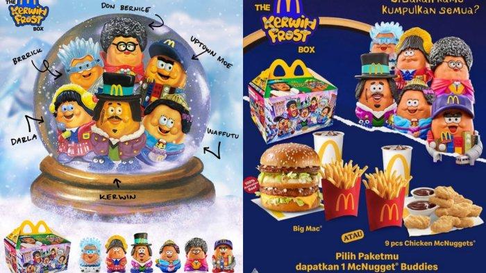 NEW! Promo McD Desember 2023, Jangan Terlewat Koleksi Mainan McNugget Buddies Kerwin Frost Box