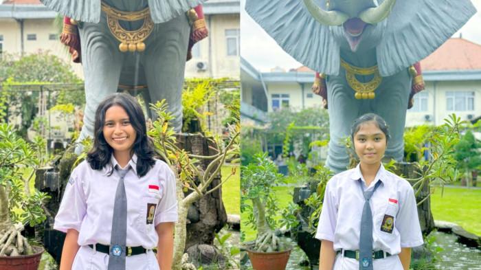 2 Siswi SMADARA Wakili Bali Olimpiade Penelitian Nasional, Bawa Riset Daun Kelor Penetral Timbal!