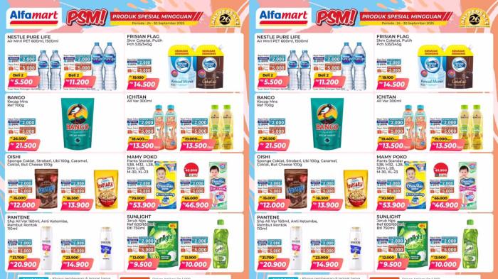 PROMO ALFMART - Katalog Promo PSM Alfamart Berlaku Mulai 24 Hingga 30 September 2025