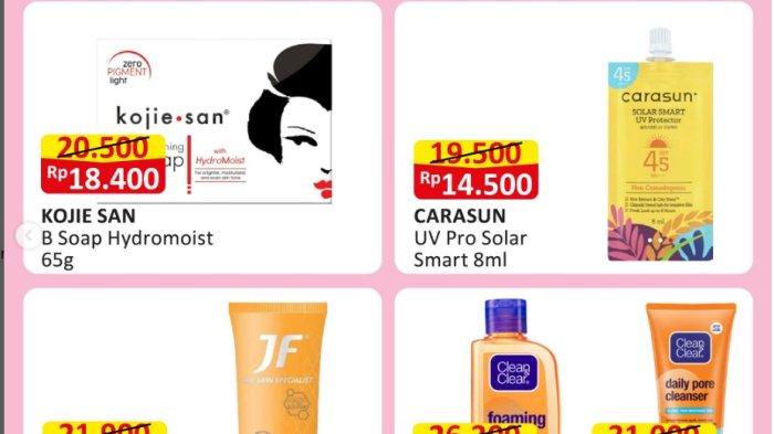 PROMO Alfamart 14 Juni 2023 Produk Kecantikan Makin HEMAT, Kojiesan Rp18.400 Carasun UV Rp14 Ribuan