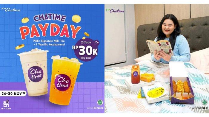 PROMO Chatime 26-30 November 2022, Dapatkan 2 Minuman Segar Hanya Rp 30 Ribu, Jangan Terlewat!