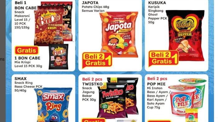 PROMO Indomaret 25-30 Mei 2023, Camilan Akhir Pekan Banyak Diskonan, Beli Pop Mie Gratis Sosis