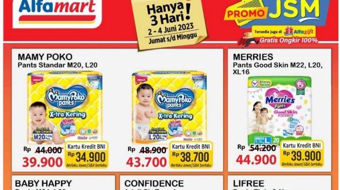 PROMO JSM Alfamart 3-4 Juni 2023, Kebutuhan Mandi Banyak DISKON, Aneka Pampers Bayi MURAH